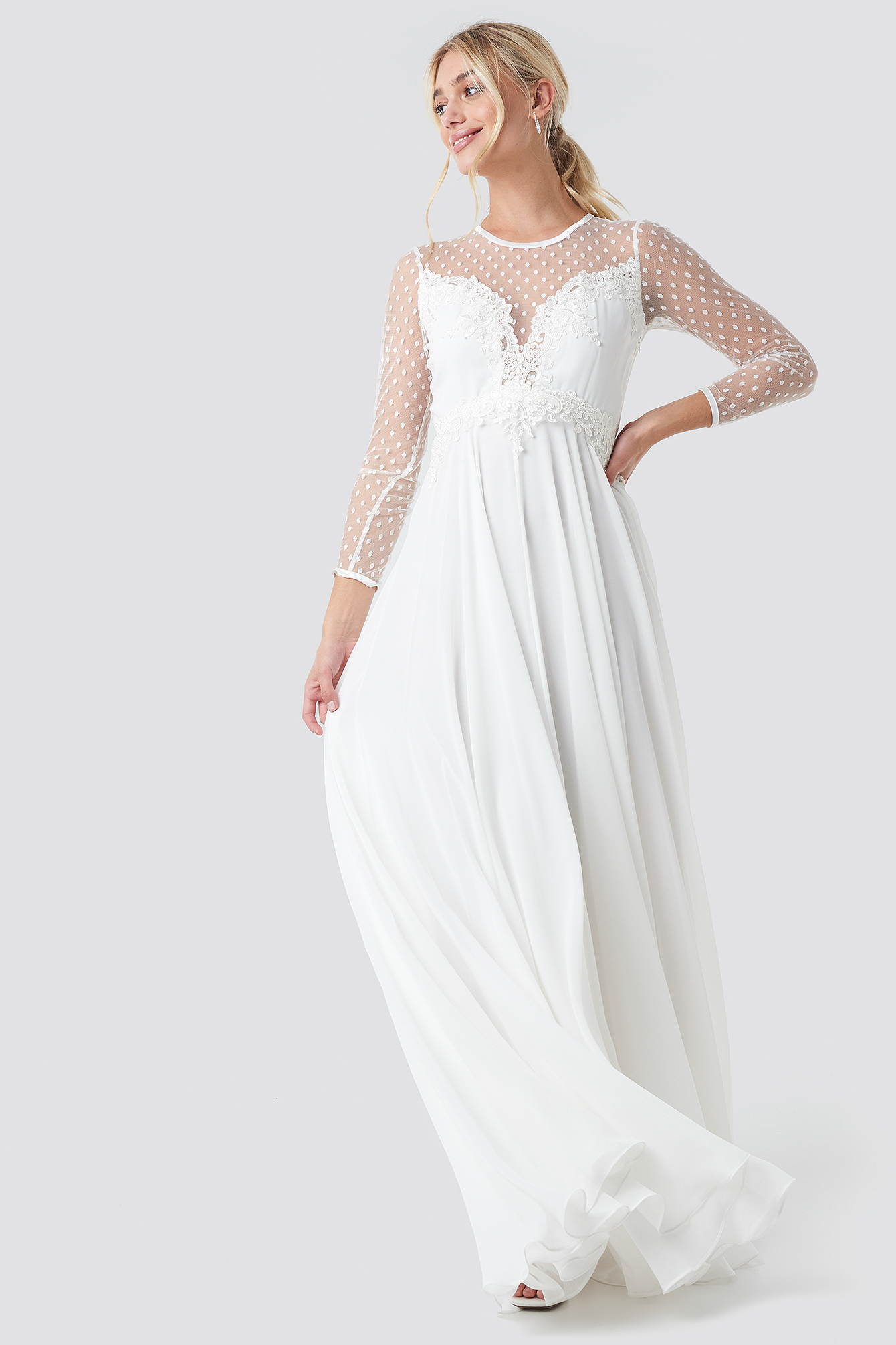 Alicia Dress White | na-kd.com